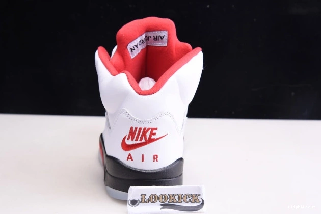 (2020) Red Silver 5 Air Tongue Jordan Retro Fire DA1911-102 1209